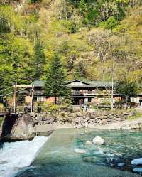 Japan's Okuhida Hot Spring Village, wild and authentic hot springs in the mountains.