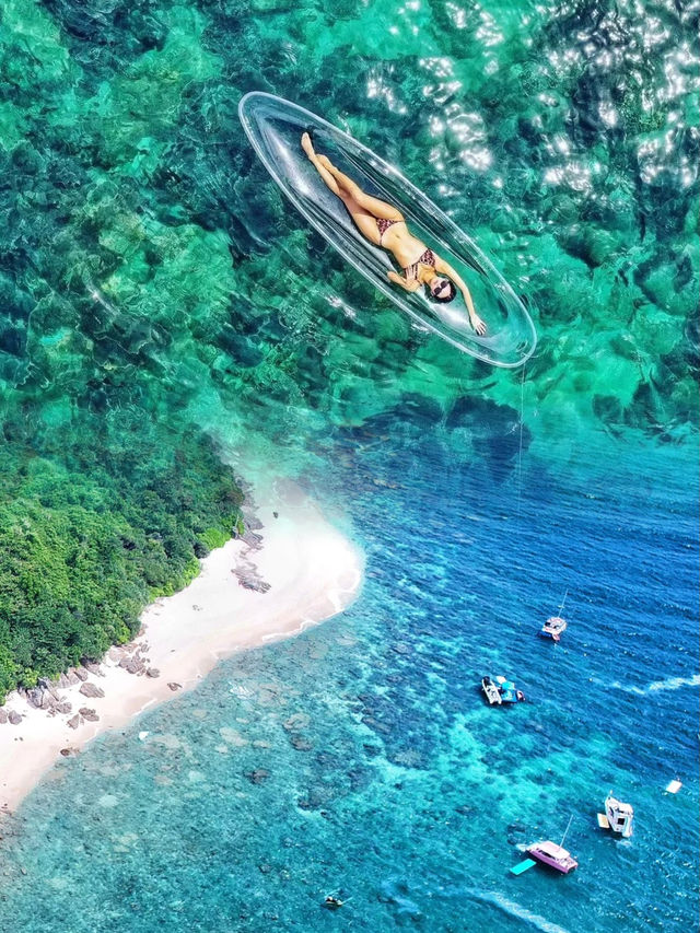 海南必打卡小眾寶藏景點｜玻璃海加井島