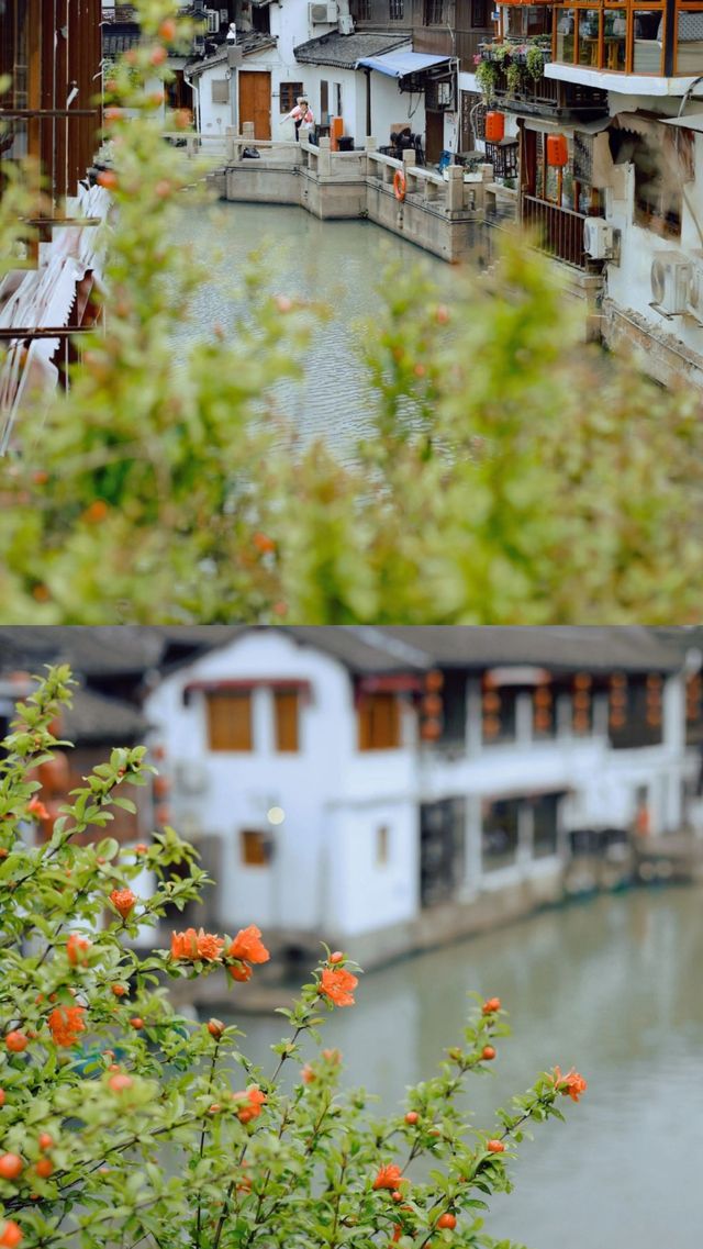 上海朱家角古鎮，蒼蒼九峰北麓，茫茫淀山湖之濱