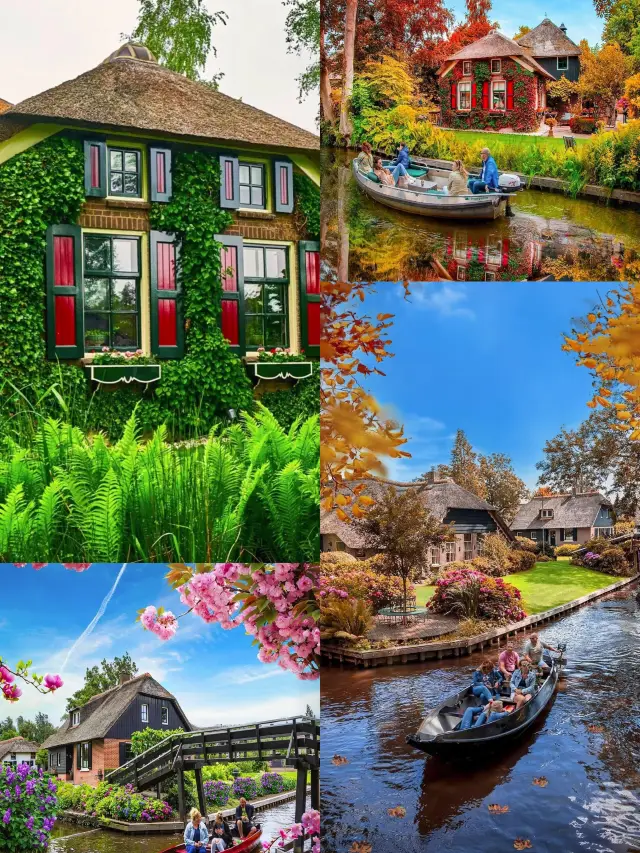 Giethoorn in the Netherlands is truly a real-life version of 'God's Back Garden' - it's so beautiful