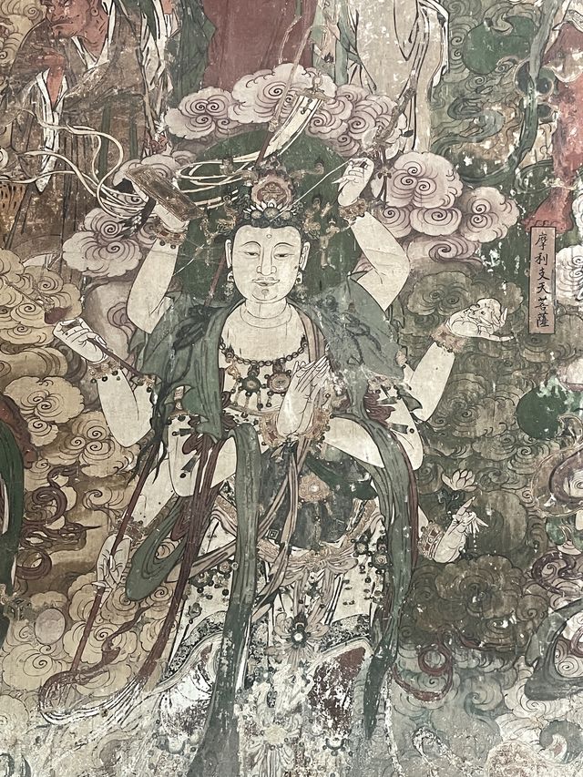 華棟壁繪 至者聳觀｜石家莊毗盧寺壁畫