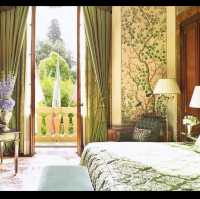 Four seasons hotel in Florence Italy is literally a fairly tale .