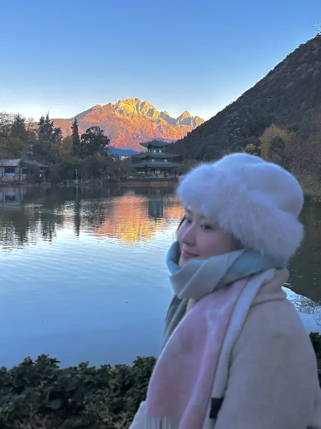 免費進入黑龍潭公園拍攝日照金山攻略