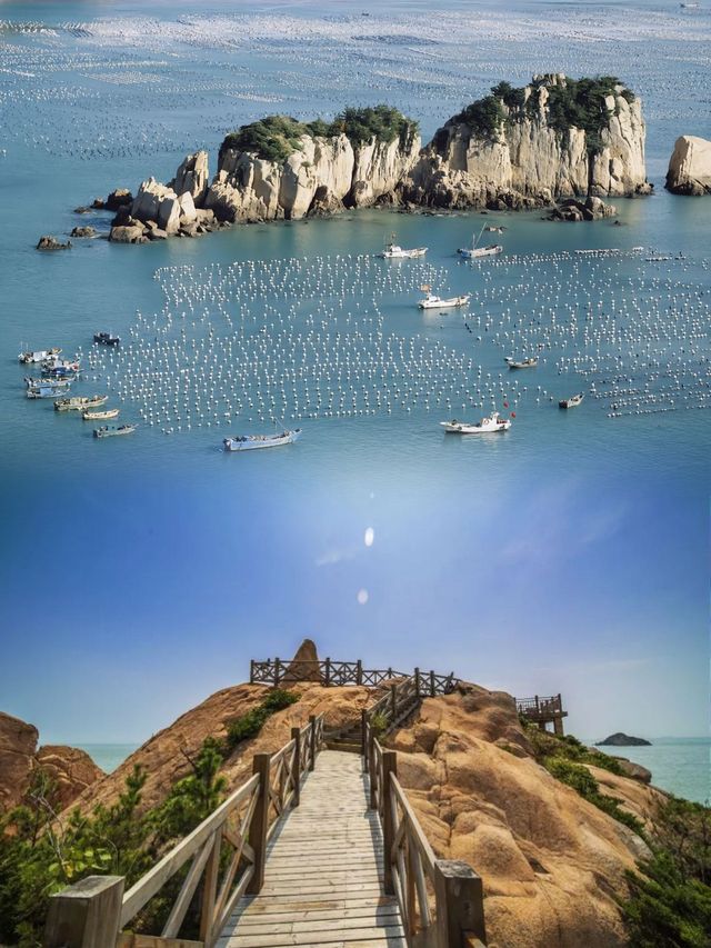 周末必去嵊泗島！熒光海騎行童話村