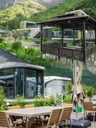 Sleep in the Taihang Mountains! This Space Capsule Homestay in Baquanxia is Amazing