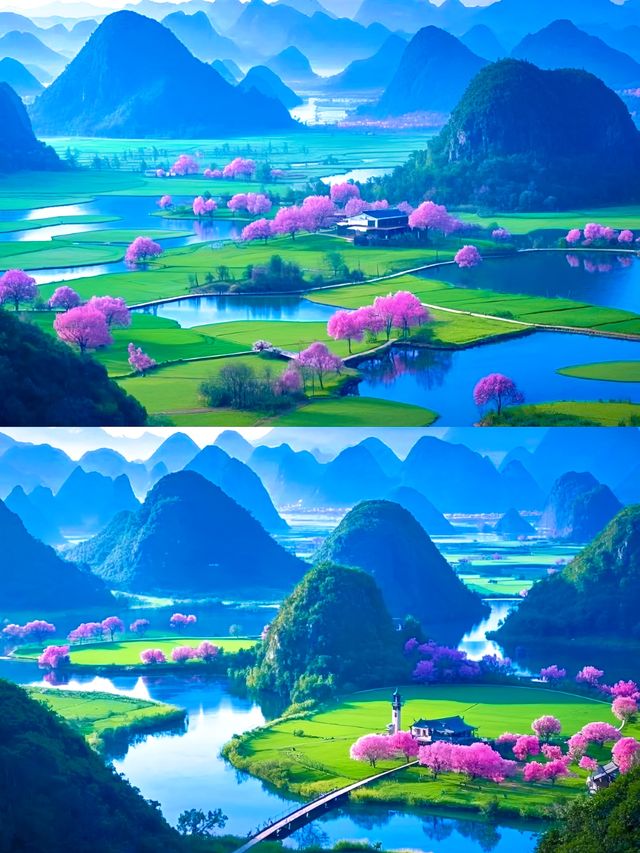 跟着《三生三世》遊普者黑，尋找現實中的青丘仙境"