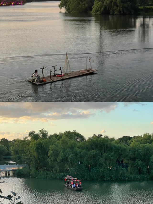 太湖古鎮嘅傍晚，唔需要濾鏡，原片直出嘅美