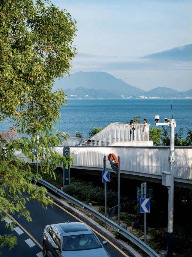 深圳桔釣沙｜絕美公路海景打卡地完全不輸國外！