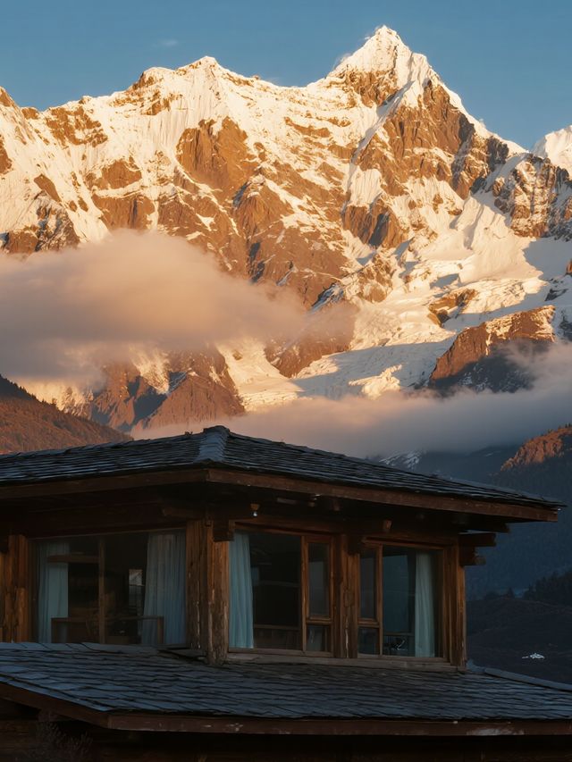 林芝親子錯峰遊！松贊山居帶娃看冰川雪山