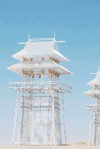 瓜州的荒野美學太絕了!必打卡的戈壁藝術品!