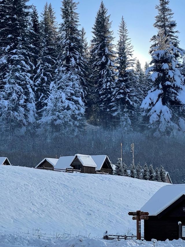 冬日必去滑雪勝地｜新疆禾木旅遊攻略  還在尋找夢想中的冬日仙境嗎？新疆的禾木，就是一個被白雪擁抱的童