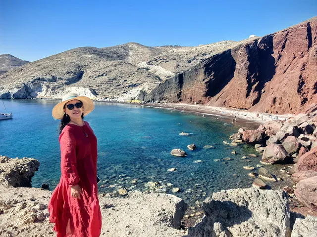 聖托里尼----紅沙灘