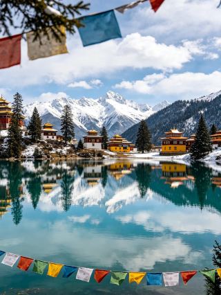 Scalp-tingling! Cuoka Lake in Ganzi, Sichuan｜The most breathtaking highland fairyland I've ever seen in my life