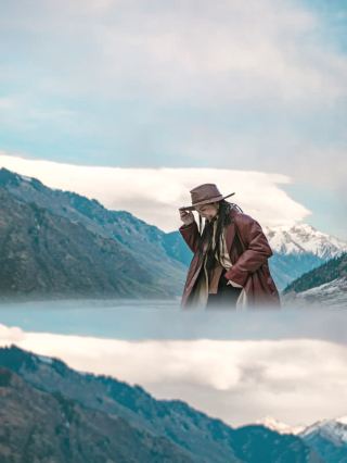 The dry season at Zhaosu Yuhu Lake reveals a different kind of breathtaking beauty�