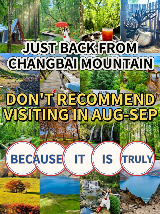 Back from Changbai Mountain, really don’t recommend going in Aug–Sep because it’s just too amazing···
