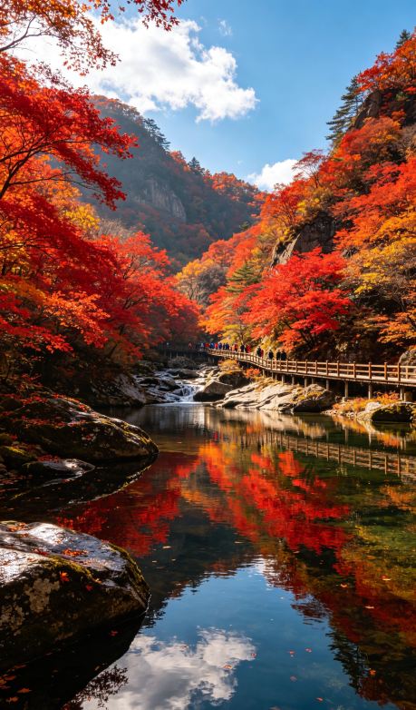Liaodong's hidden autumn foliage gem: Five lakes and four