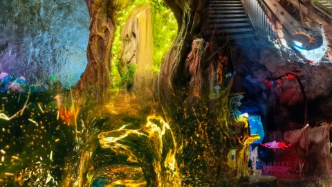 Explore the 200-meter underground river rafting — traveler post in Lishui