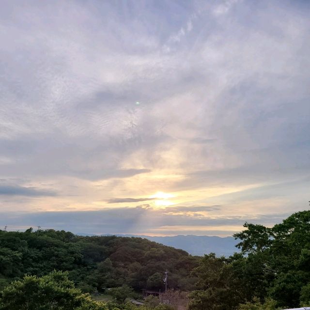 德島眉山山頂靜觀日落🌇