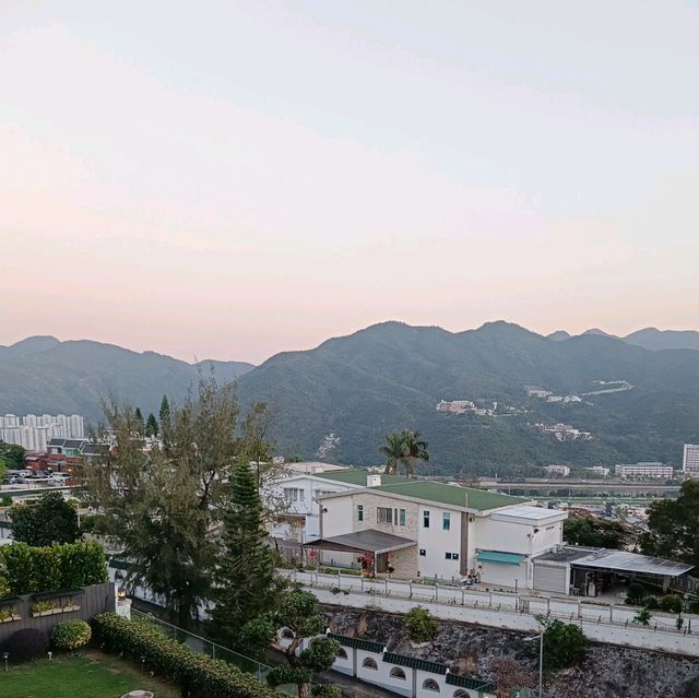 八仙嶺和大帽山 , 浮圖夕照！風景絕佳！