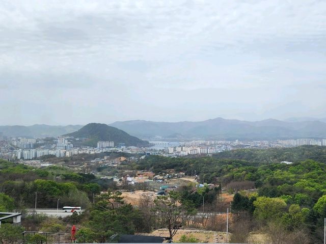 춘천시내를 다 볼 수 있는 전망대 커피숍.. 전용 엘레베이터를 갖춘 이디야 "EDIYA"