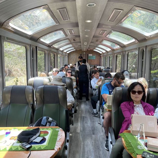 Breathtaking panoramic views on Perurail