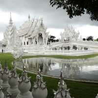 Dazzling White Temple in Chiangrai