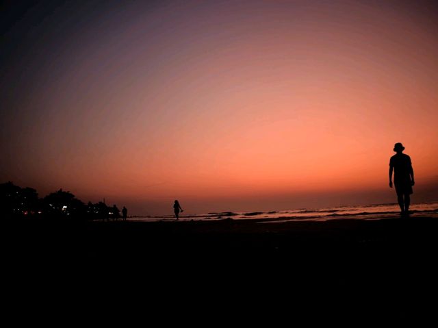 峇里島庫塔海灘超美日落 I Kuta Beach I Bali Island