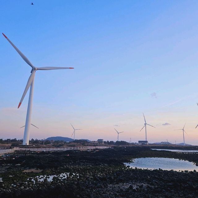 Windfarm Park at Aewol, Jeju