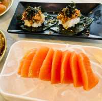 บุฟเฟ่ต์ร้านเด็ด‼️ชาบูปิ้งย่างกุ้งเผาอาหารญี่ปุ่น