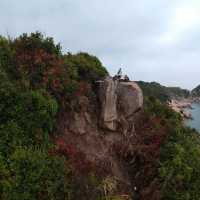 南丫島圓角奇石廢堡燈塔，適合悠閒時光
