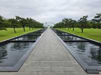 The visit to UN Memorial Cemetery in Busan