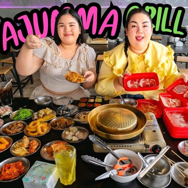 บุฟเฟ่ต์เจ้าดัง ในติ๊กต๊อก #Ajummagrill 