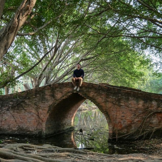 สำรวจโบราณสถานกลางกรุงอยุธยาที่สะพานบ้านดินสอ