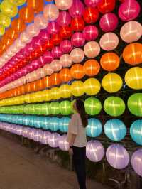 香港打卡｜超美的七彩燈籠隧道🌈