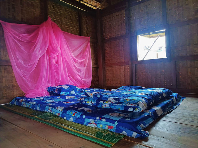 บ้านพักแฮเก นาขั้นบันไดป่าบงเปียง