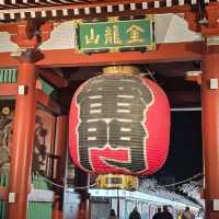 "Serenity of Asakusa: A Peaceful Night View in Tokyo"