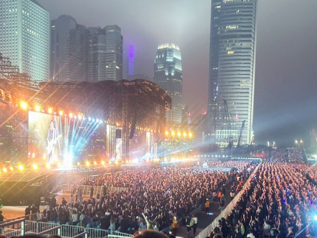 在香港看五月天演唱會