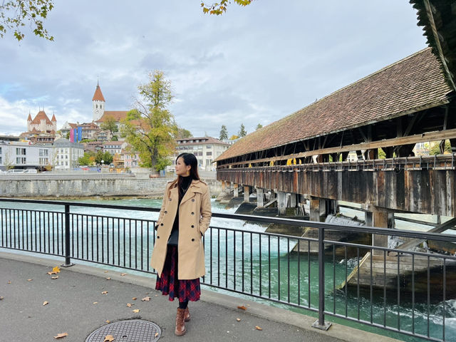 Tranquil Beauty: Exploring Thun in the Gentle Drizzle