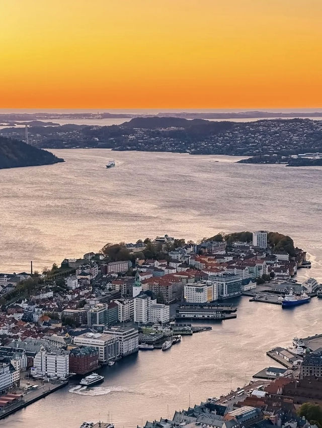 Bergen’s Sunset Symphony: A Magical End to the Day