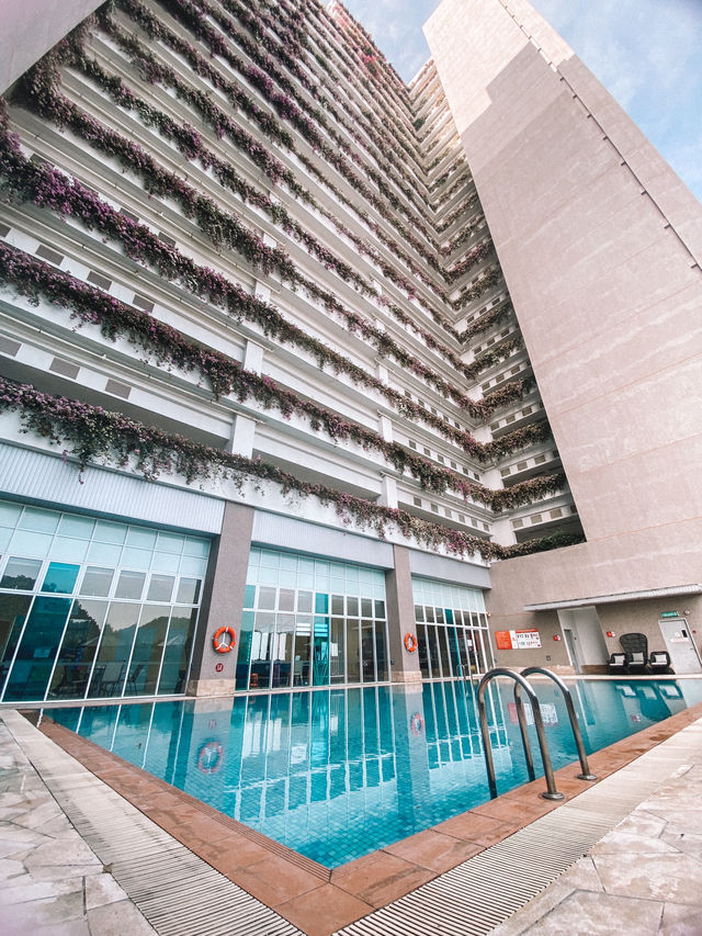Chilling by the pool @ Lexis Suites Penang
