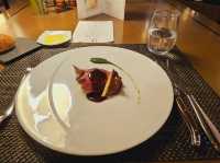 A cozy and romantic dinner at Tokyo Marriott Hotel