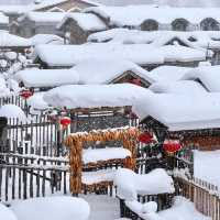 China’s Snow Town📍𝐱𝐮𝐞 𝐱𝐢𝐚𝐧𝐠