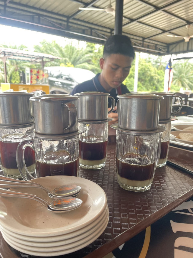 The Unique coffee serve in Tanjung Piai Johor 