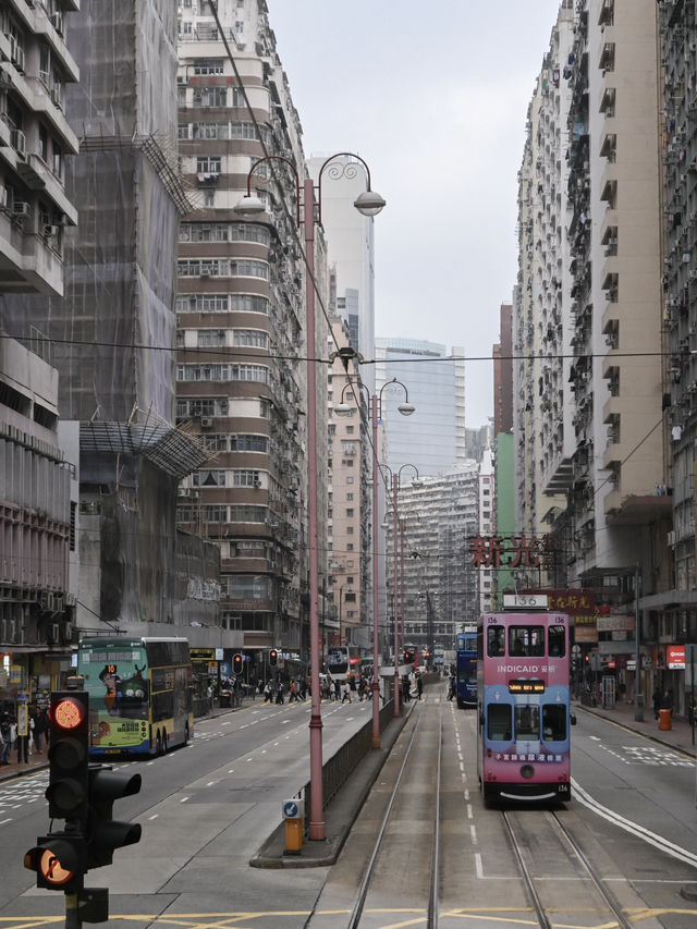 【香港】トラムが映える香港の風景