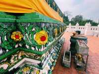  泰國曼谷著名寺廟景點：拉嘉布拉那寺ราชบุรณราชวรวิหาร (วัดเลียบ)，適合拍照打卡觀光旅遊！
