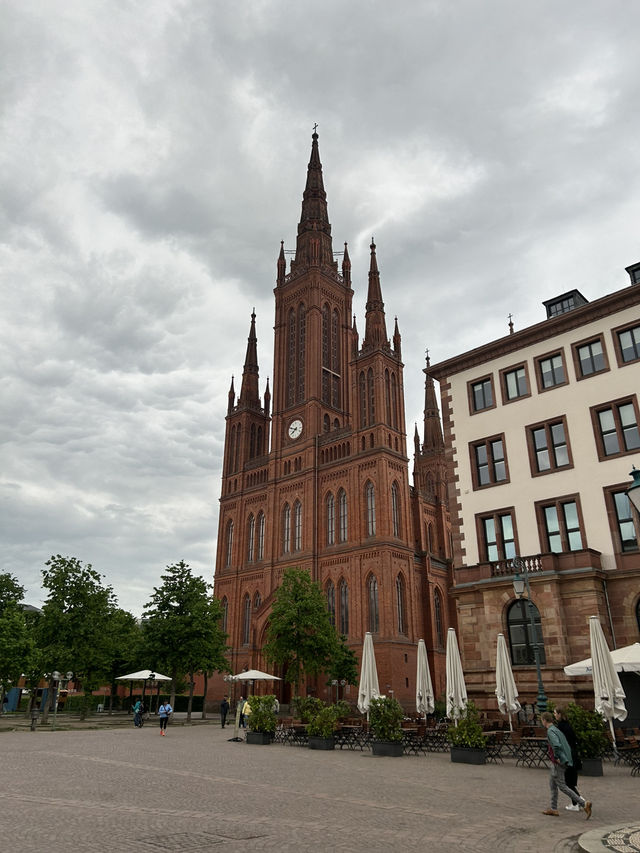 A worth visiting neo-gothic Church in Wiesbaden, Germany 