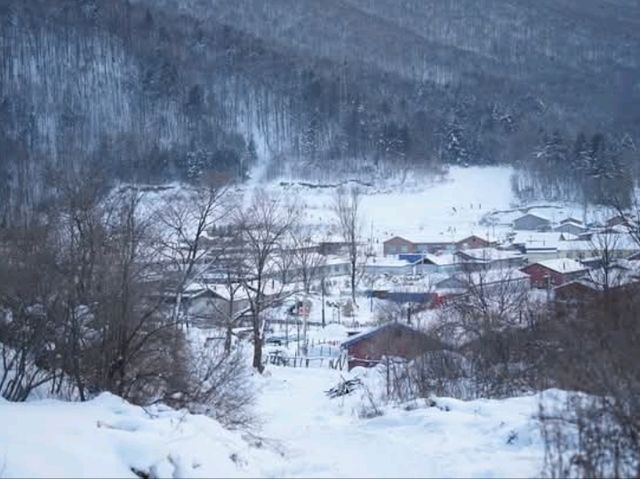 เมืองหิมะ Snow Valley Wuchang เมืองน่ารักๆในหุบเขา