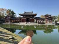 Uji เมืองแห่ง matcha และวัดในเหรียญ100เยน