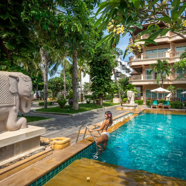 ที่พักริมหาดดงตาล ใกล้พัทยา บรรยากาศดี 🏝️