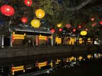 Huishan Ancient Town at Night: A Dazzling Lantern-Lit Dream